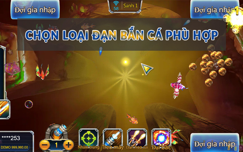 Chọn loại đạn Bắn Cá phù hợp
