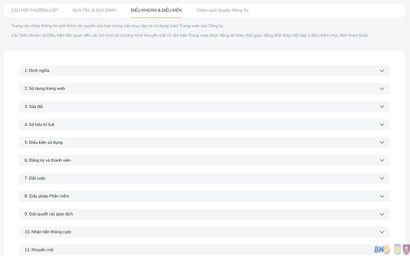 Điều khoản điều kiện