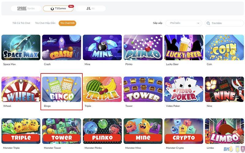 Giới thiệu trò chơi nhanh - Bingo tại BK8